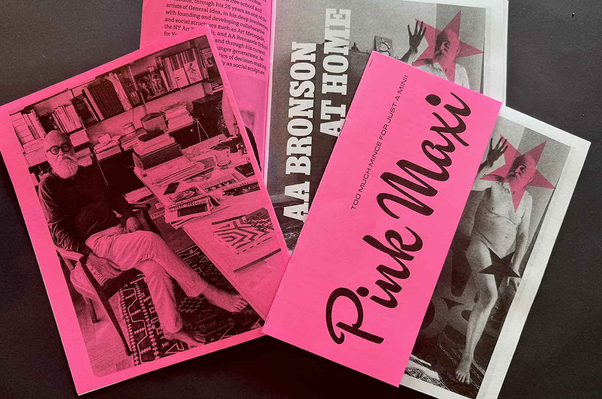 Pink Maxi 3: AA Bronson at Home